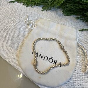 Pandora Silver Beaded Bracelet